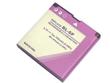 Reemplazo de Batería Compatible para Teléfono Móvil para NOKIA BL-6P Recambio de Batería Compatible para Teléfono Móvil NOKIA BL-6P