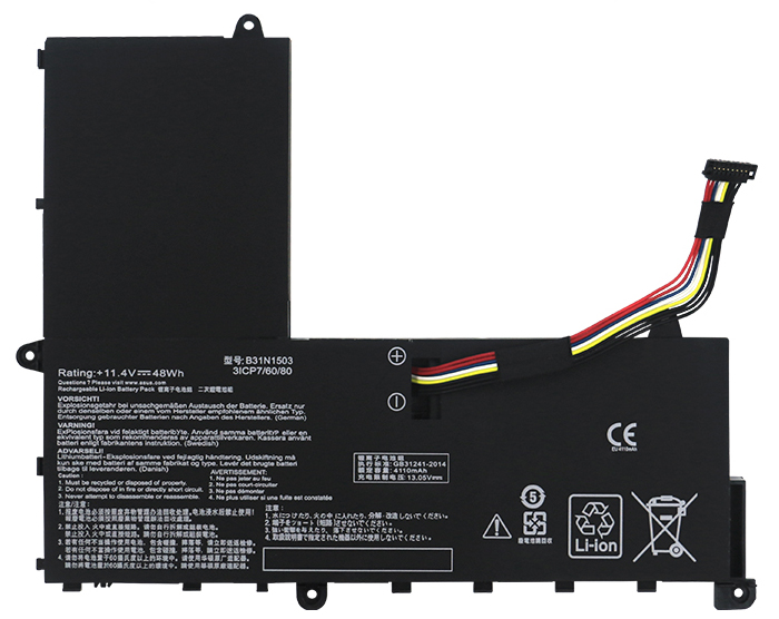 Reemplazo de Batería para ordenador portátil para ASUS EeeBook-E202SA-1E Recambio de Batería para ordenador portátil ASUS EeeBook-E202SA-1E
