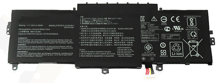 Reemplazo de Batería para ordenador portátil para ASUS U4300F Recambio de Batería para ordenador portátil ASUS U4300F