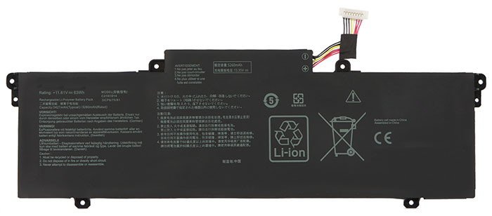 Reemplazo de Batería para ordenador portátil para ASUS Zenbook-14-UM425UAZ-Series Recambio de Batería para ordenador portátil ASUS Zenbook-14-UM425UAZ-Series