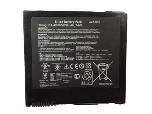Reemplazo de Batería para ordenador portátil para ASUS G55VM-Series Recambio de Batería para ordenador portátil ASUS G55VM-Series