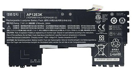 Recambio de Batería para ordenador portátil  Acer 1ICP3/65/114