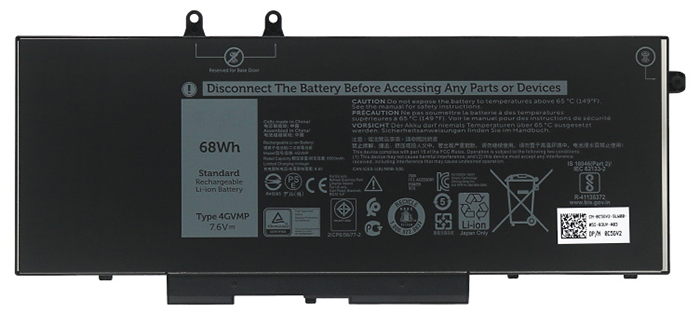 Reemplazo de Batería para ordenador portátil para dell Latitude-5500-E5500-Series Recambio de Batería para ordenador portátil dell Latitude-5500-E5500-Series