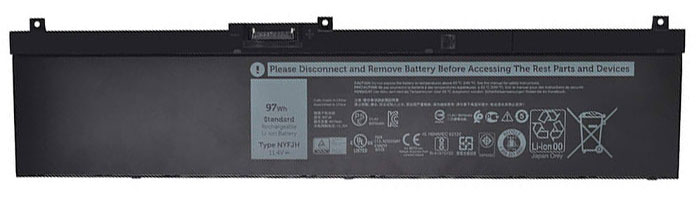 Reemplazo de Batería para ordenador portátil para Dell 5TF10 Recambio de Batería para ordenador portátil Dell 5TF10