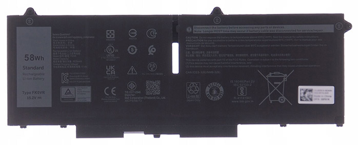 Reemplazo de Batería para ordenador portátil para Dell Latitude-15-7530 Recambio de Batería para ordenador portátil Dell Latitude-15-7530