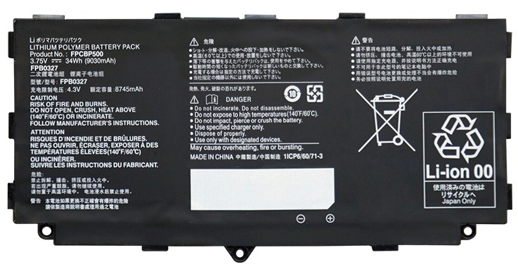 FPCBP500 Batería para ordenador portátil