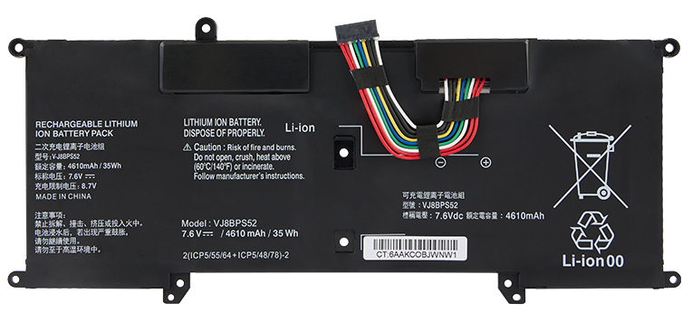 Reemplazo de Batería para ordenador portátil para FUJITSU VAIO-S11-VJS112C0211W Recambio de Batería para ordenador portátil FUJITSU VAIO-S11-VJS112C0211W