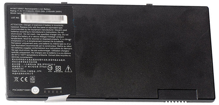 Reemplazo de Batería para ordenador portátil para GETAC BP3S1P2160-S Recambio de Batería para ordenador portátil GETAC BP3S1P2160-S