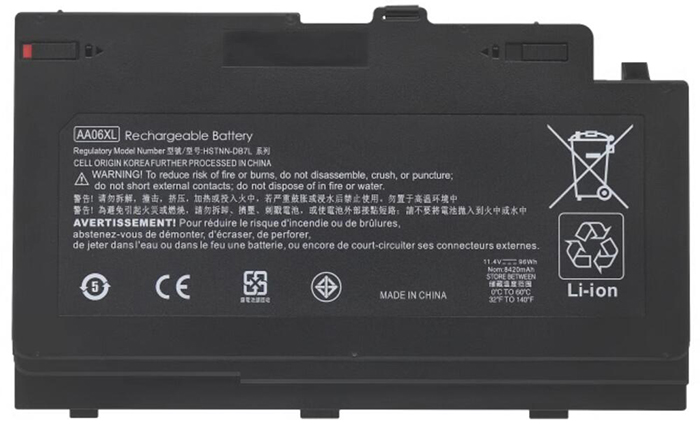 Reemplazo de Batería para ordenador portátil para HP ZBOOK-17-G4-1VB59AWR Recambio de Batería para ordenador portátil HP ZBOOK-17-G4-1VB59AWR