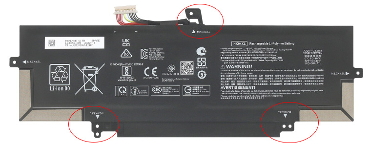 EliteBook-x360-1040-G7-2C7K0UP Batería para ordenador portátil