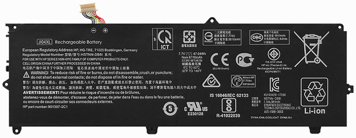 Reemplazo de Batería para ordenador portátil para HP JI04XL Recambio de Batería para ordenador portátil HP JI04XL