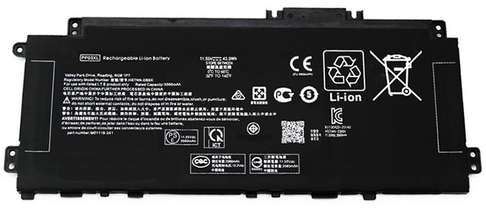 Reemplazo de Batería para ordenador portátil para HP Pavilion-X360-14-DW0017NM Recambio de Batería para ordenador portátil HP Pavilion-X360-14-DW0017NM