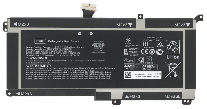Reemplazo de Batería para ordenador portátil para HP HSTNN-IB8I Recambio de Batería para ordenador portátil HP HSTNN-IB8I