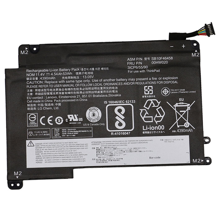 Reemplazo de Batería para ordenador portátil para LENOVO Yoga-14-20FY0002US Recambio de Batería para ordenador portátil LENOVO Yoga-14-20FY0002US
