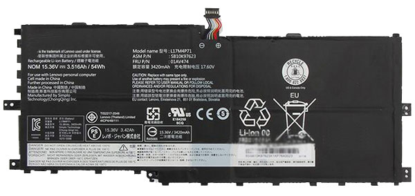 Reemplazo de Batería para ordenador portátil para LENOVO L17M4P73 Recambio de Batería para ordenador portátil LENOVO L17M4P73