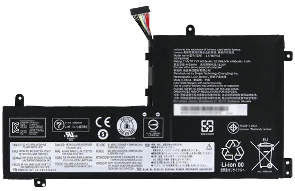 Reemplazo de Batería para ordenador portátil para LENOVO L17C3PG1 Recambio de Batería para ordenador portátil LENOVO L17C3PG1