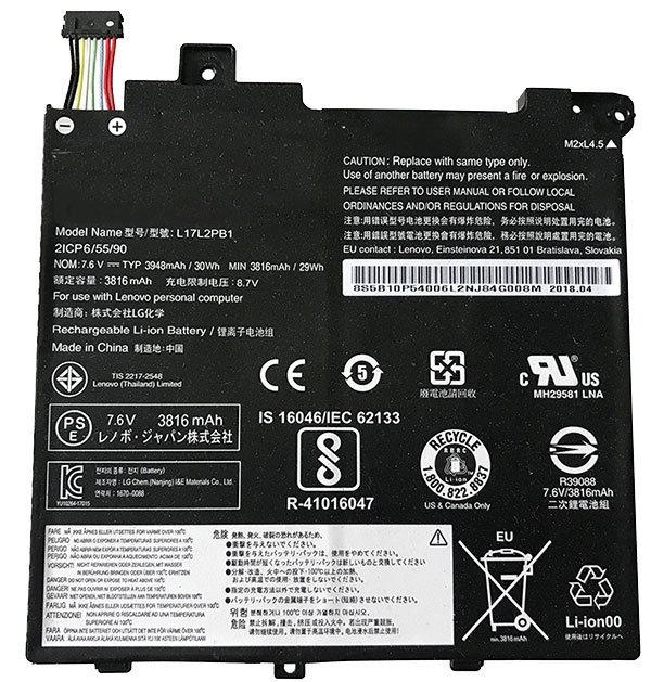 Reemplazo de Batería para ordenador portátil para LENOVO V330-14IKB Recambio de Batería para ordenador portátil LENOVO V330-14IKB