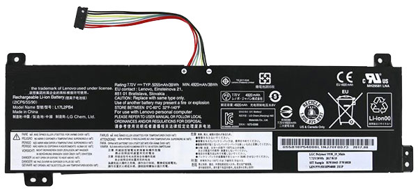 Reemplazo de Batería para ordenador portátil para LENOVO L17M2PB3 Recambio de Batería para ordenador portátil LENOVO L17M2PB3