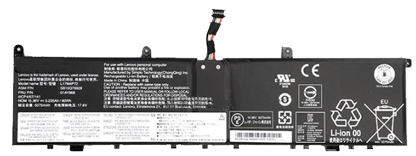 Reemplazo de Batería para ordenador portátil para LENOVO L17M4P72 Recambio de Batería para ordenador portátil LENOVO L17M4P72
