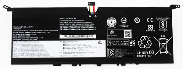 Reemplazo de Batería para ordenador portátil para LENOVO IdeaPad-730S-13IWL Recambio de Batería para ordenador portátil LENOVO IdeaPad-730S-13IWL