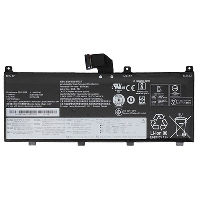 Reemplazo de Batería para ordenador portátil para LENOVO SB10K97665 Recambio de Batería para ordenador portátil LENOVO SB10K97665