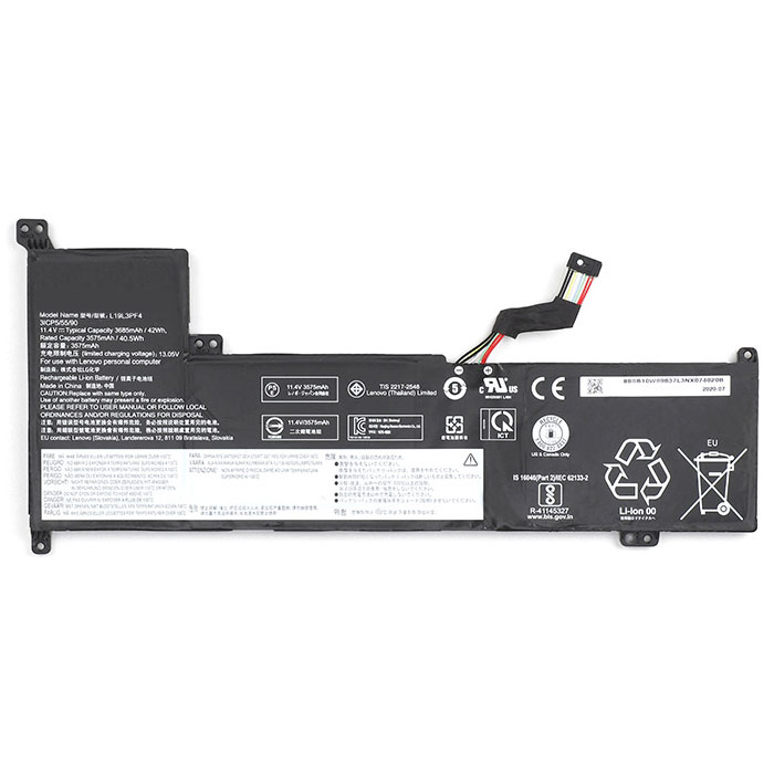 Reemplazo de Batería para ordenador portátil para LENOVO L19L3PF4 Recambio de Batería para ordenador portátil LENOVO L19L3PF4
