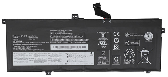 Reemplazo de Batería para ordenador portátil para LENOVO ThinkPad-X390 Recambio de Batería para ordenador portátil LENOVO ThinkPad-X390