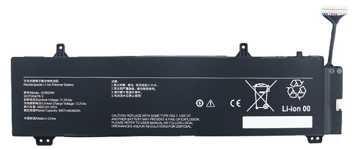 Reemplazo de Batería para ordenador portátil para XIAOMI G16B03W Recambio de Batería para ordenador portátil XIAOMI G16B03W