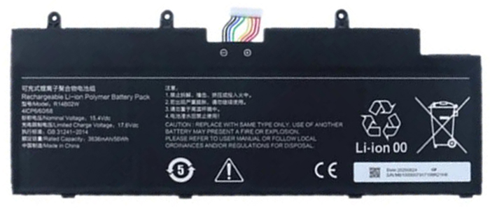 Reemplazo de Batería para ordenador portátil para XIAOMI XMA2006-BB Recambio de Batería para ordenador portátil XIAOMI XMA2006-BB