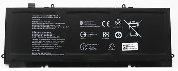 Reemplazo de Batería para ordenador portátil para RAZER RC30-0357 Recambio de Batería para ordenador portátil RAZER RC30-0357