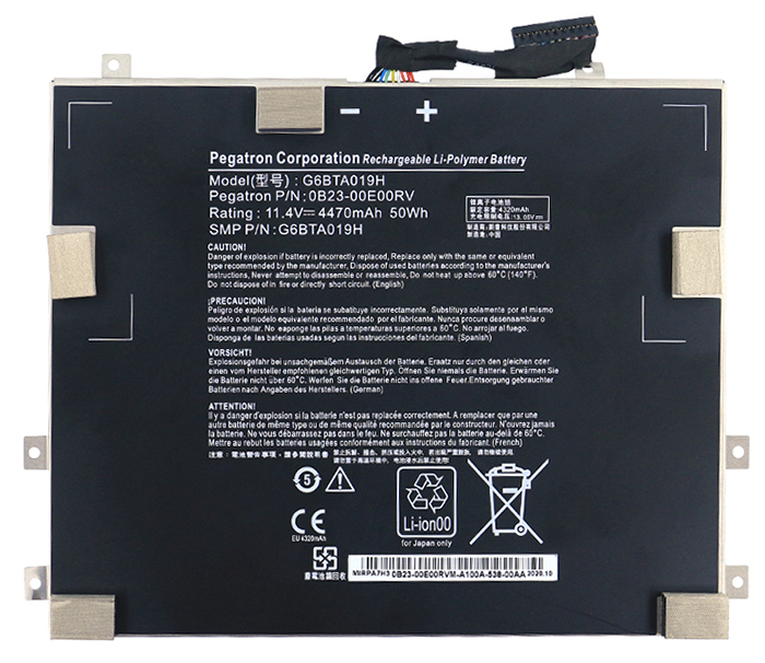 Reemplazo de Batería para ordenador portátil para WACOM G6BTA019H Recambio de Batería para ordenador portátil WACOM G6BTA019H