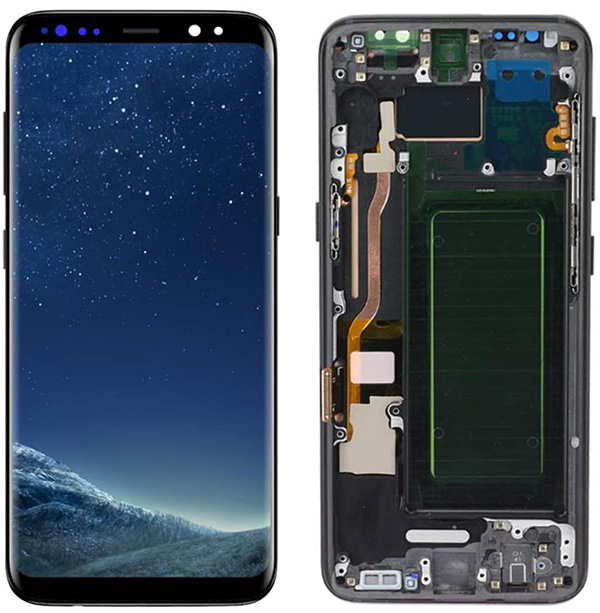 Reemplazo de pantallas de teléfonos móviles para SAMSUNG GALAXY-S8 Recambio de pantallas de teléfonos móviles SAMSUNG GALAXY-S8